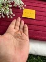 Beautiful white stone Adjustable ring✨1426 - Image 5