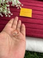 Beautiful white stone Adjustable ring✨1426 - Image 6