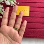 Green stone beautiful Adjustable size Ring✨1415