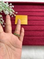 Green stone beautiful Adjustable size Ring✨1415 - Image 4