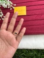 Black Adjustable stone Ring😍1427 - Image 2