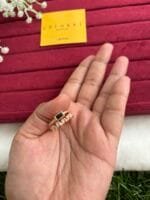 Black Adjustable stone Ring😍1427 - Image 3