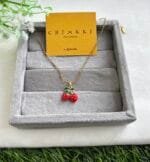 Stainless steel Beautiful Strawberry design Golden Necklace ✨🍓🍓🍓1397