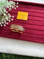 stainless steel Golden open bangle✨1396 - Image 6