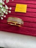 stainless steel Golden open bangle✨1396