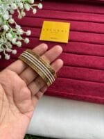 stainless steel Golden open bangle✨1396 - Image 3