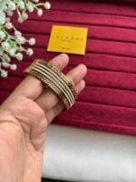 stainless steel Golden open bangle✨1396 - Image 2