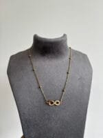 Stainless steel Beautiful infinity design Golden Necklace♾️♥️ 1403 - Image 2