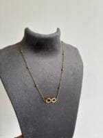 Stainless steel Beautiful infinity design Golden Necklace♾️♥️ 1403 - Image 3