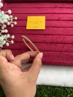 Stainless steel Beautiful Golden open bangle🌸no stone❣️1463 - Image 2