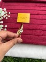 Beautiful moon design Golden open bangle ✨1464 - Image 2