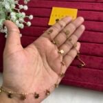 Stainless steel Beautiful flower design Necklace and bracelet combo🌸1405