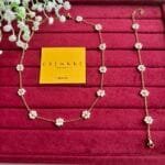 Beautiful white flower design Necklace and bracelet combo set😍🌸1406
