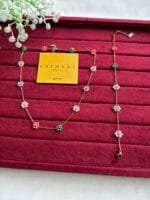 Stainless steel Beautiful flower design Necklace and bracelet combo set🌸1412