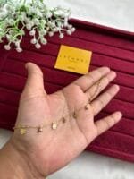 Stainless steel Beautiful snowflake design Golden bracelet ❄️1439 - Image 2