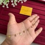 Stainless steel Beautiful snowflake design Golden bracelet ❄️1439