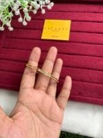 Stainless steel Beautiful simple design open bangle✨1440