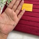 Beautiful cute little white stone Golden Necklace 🌟😍1422