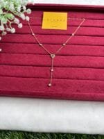 Beautiful Green heart design hanging Golden Necklace ♥️1469 - Image 4