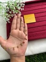 Beautiful infinity design multicolour stone charm Golden Necklace 🌟1429 - Image 2