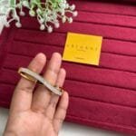 Stainless steel Beautiful Golden open bangle✨1445