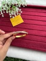 Stainless steel Beautiful Golden open bangle✨1445 - Image 4