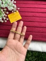 Beautiful design golden open bangle✨1472 - Image 6