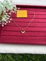 Stainless steel Beautiful heart design Golden Necklace ♥️1471 - Image 4