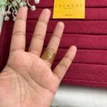 Stainless steel Beautiful Golden Adjustable Ring ✨1449