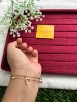 Stainless steel Beautiful Double layer heart design bracelet ♥️1466 - Image 6