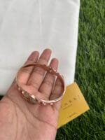 Stainless steel Butterfly design Rosegold open bangle✨1334 - Image 4