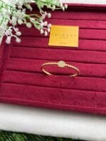 Beautiful stainless steel Golden open bangle✨1473 - Image 3