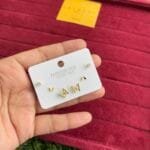 Stainless steel Beautiful earrings combo set🌟1362