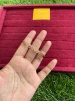 Xuping Beautiful diamond imitation Rosegold open bangle✨1356 - Image 3