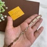 Beautiful infinity design Golden bracelet ♾️♥️ 1315