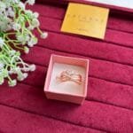 Stainless steel Rosegold Adjustable Ring✨1372