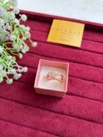 Stainless steel Rosegold Adjustable Ring✨1372