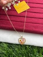 Stainless steel Beautiful Resin Art Golden flower Necklace ♥️1499 - Image 3