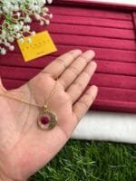 Stainless steel Beautiful Resin Art Trendy leaf and flower design ♥️1501 - Image 3