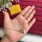 Beautiful infinity design Golden Necklace✨1496