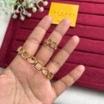 Stainless steel Cuff type Adjustable Ring and bangle combo set ✨1502