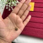 Beautiful smile design one side white circle design premium trendy Necklace ✨1492