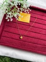 Beautiful smile design one side white circle design premium trendy Necklace ✨1492 - Image 7