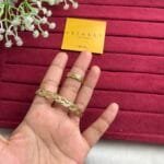 Cuff type bangle and Ring combo set✨1506