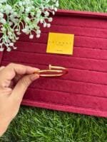 Beautiful Nail design Golden Open bangle✨1480 - Image 7
