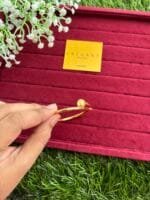 Beautiful Nail design Golden Open bangle✨1480 - Image 5