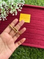 Beautiful Nail design Golden Open bangle✨1480 - Image 2