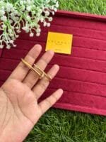 Beautiful Nail design Golden Open bangle✨1480