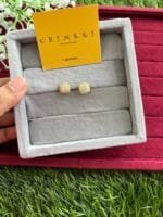 Beautiful stone embedded square design earrings ✨1489 - Image 4