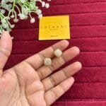 Beautiful stone embedded square design earrings ✨1489